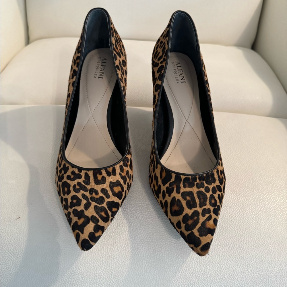 Alfani calf hair, leopard shoe new